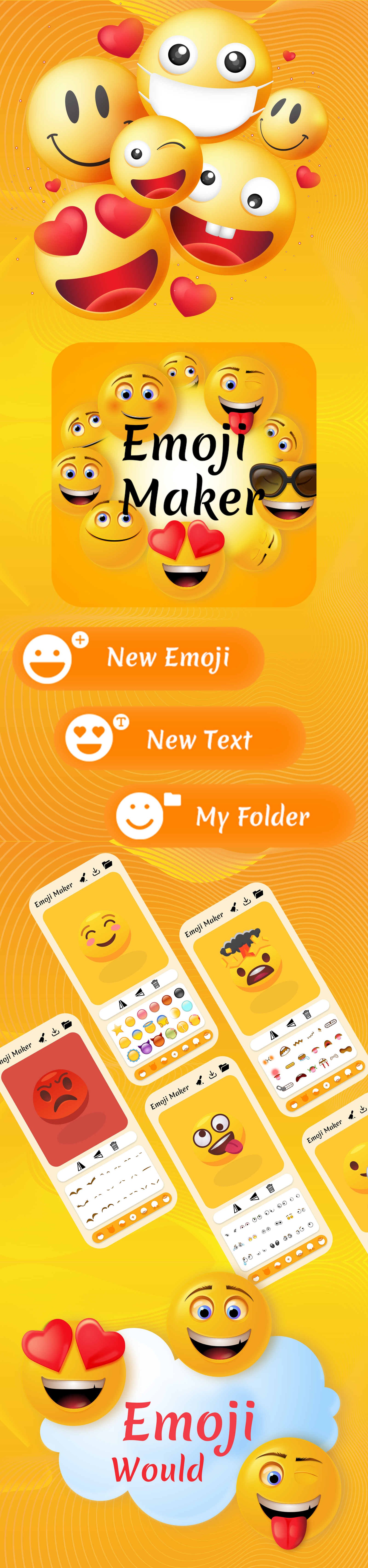 DIY Emoji Maker For - Make Emoji From Your Face - Personal Animated - Create Sticker Emoji - Admob